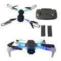 DRON CON LUCES DOBLE BATERIA